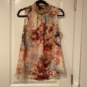 WHBM sleeveless blouse size LP